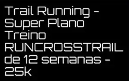Treino para Trilha e corrida